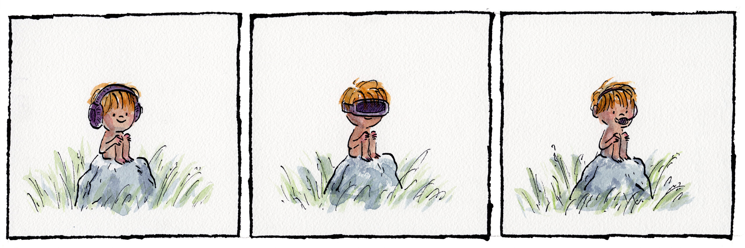 Original Art of Little Stories (monkeys) - Image 2